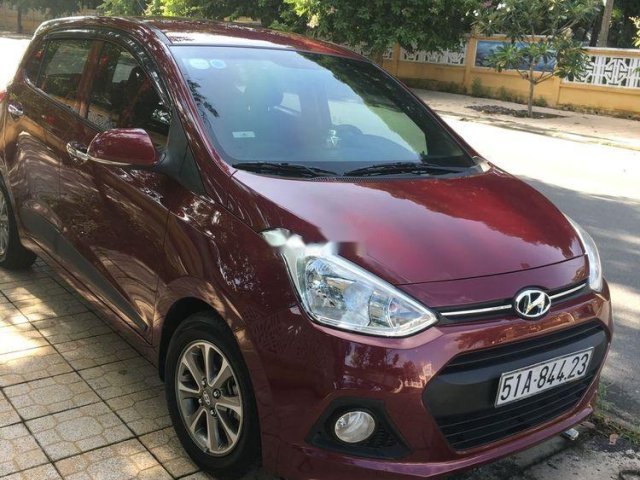 Cần bán gấp Hyundai Grand i10 AT đời 2014, màu đỏ, xe nhập giá cạnh tranh0