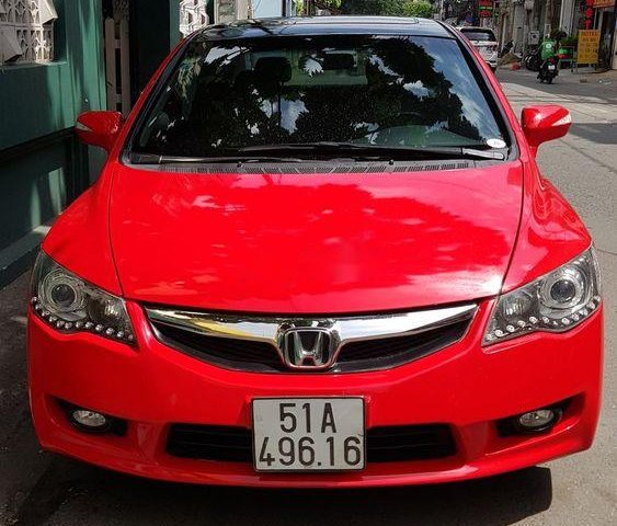 Cần bán lại xe Honda Civic sản xuất 2010, màu đỏ0