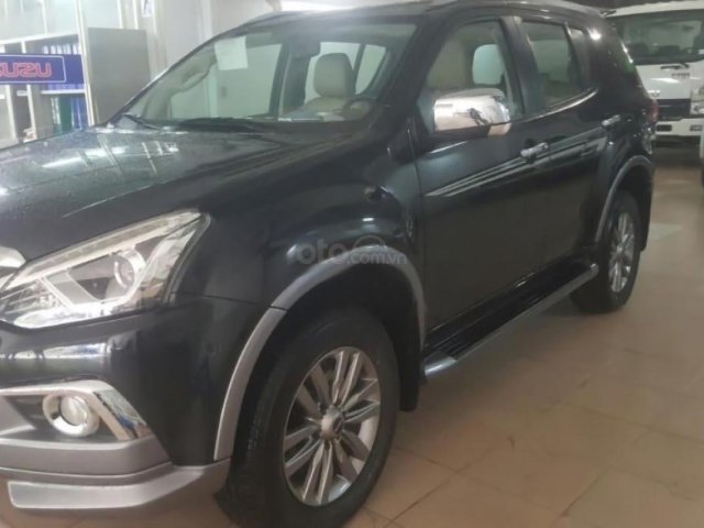 Bán Isuzu mu-X 1.9 4X2 AT 2017, màu đen, nhập khẩu0