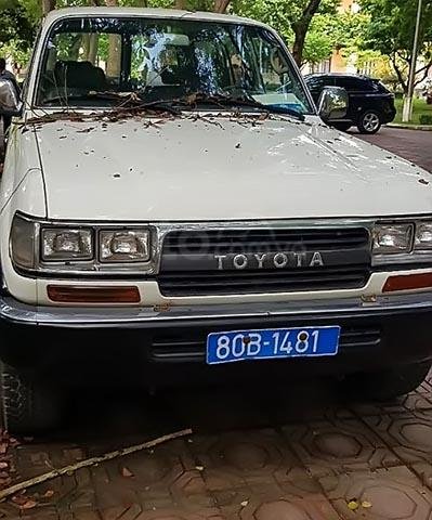 Bán Toyota Land Cruiser 4.5 MT năm 1994, màu trắng, xe nhập