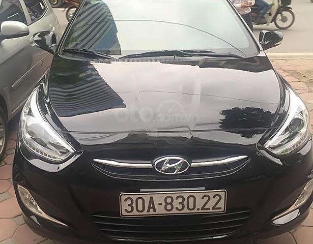 Bán xe Hyundai Accent 1.4 AT năm 2015, màu đen, nhập khẩu 0