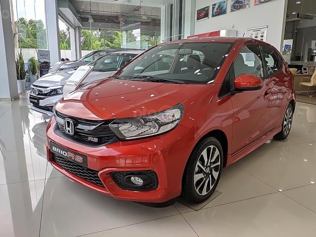 Cần bán Honda Brio RS năm sản xuất 2019, màu đỏ, nhập khẩu, giá chỉ 448 triệu