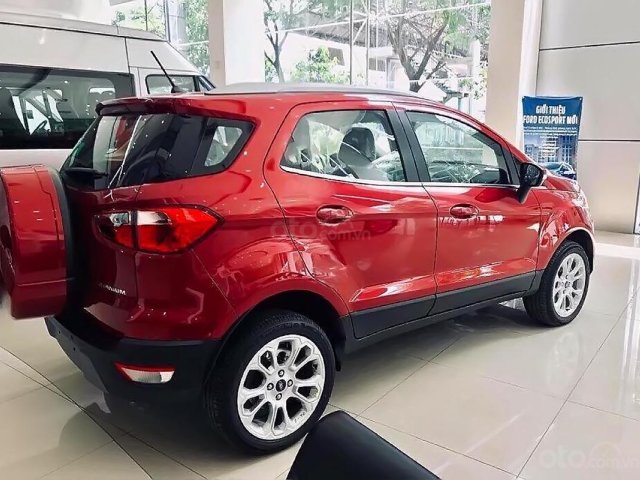 Bán Ford EcoSport Titanium 1.5L AT sản xuất 2018, màu đỏ, 648tr0