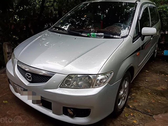 Bán Mazda Premacy 1.8 AT 2002, màu bạc, xe gia đình