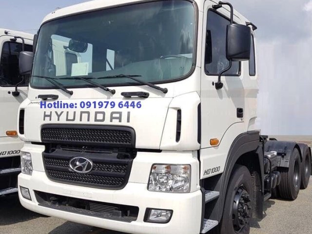 Đầu kéo Hyundai HD1000 đời 2019, màu trắng, giao ngay