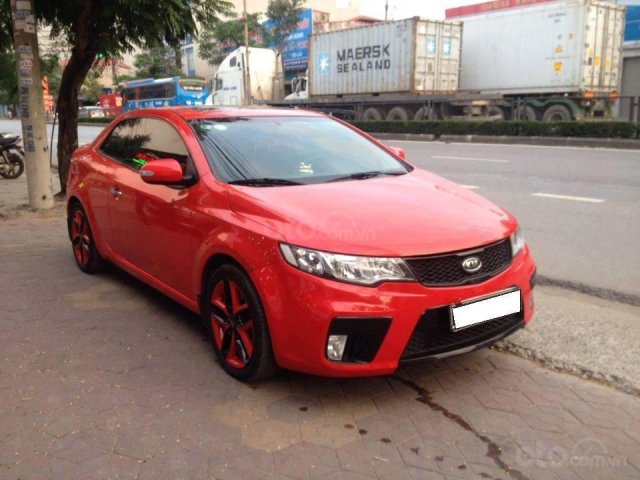 Bán Kia Cerato 2010 AT hai cửa 4 chỗ màu đỏ, xe zin nguyên con