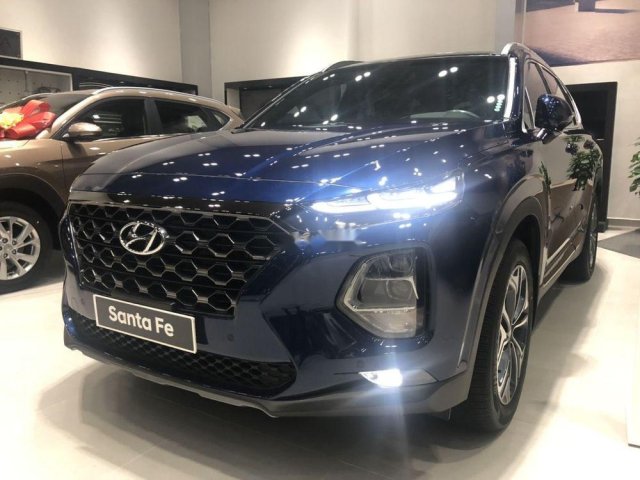 Bán ô tô Hyundai Santa Fe 2019, màu xanh lam