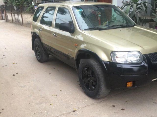 Bán xe Ford Escape đời 2002, màu vàng cát, giá chỉ 90 triệu