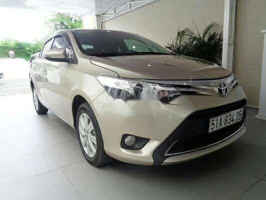 Bán xe Toyota Vios đời 2014, màu vàng, xe nhập0