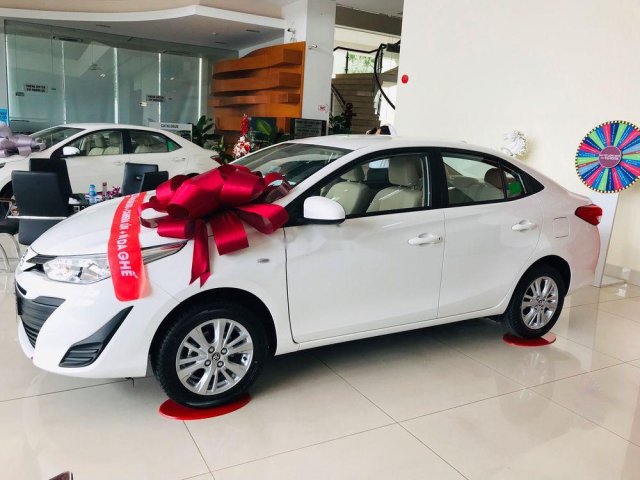 Bán xe Toyota Vios đời 2019, màu trắng. Ưu đãi khủng, giao ngay0