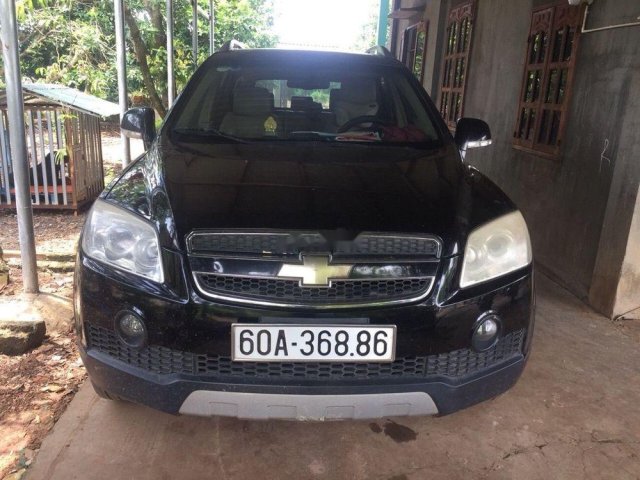 Cần bán lại xe Chevrolet Captiva đời 2008, màu đen, giá chỉ 280 triệu0