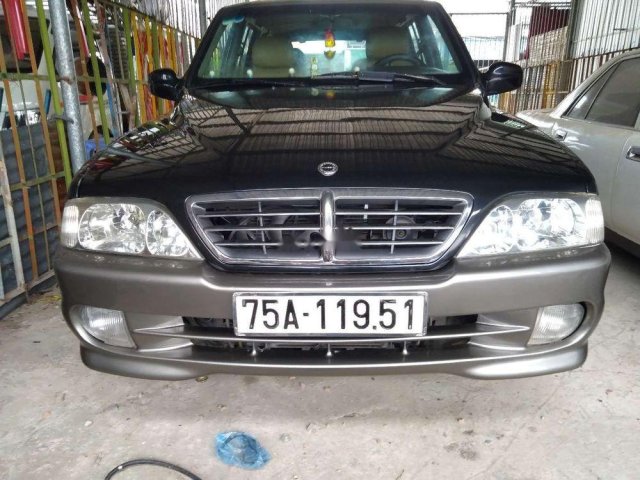 Bán Ssangyong Musso đời 2005, màu đen, nhập khẩu 0