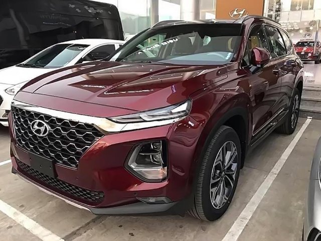 Cần bán xe Hyundai Santa Fe Premium 2.4L sản xuất 2019, màu đỏ0