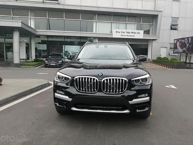Bán BMW X3 xDrive30i X-Line G01 2019 All-New nhập khẩu, màu đen, nội thất nâu (Mocha)0