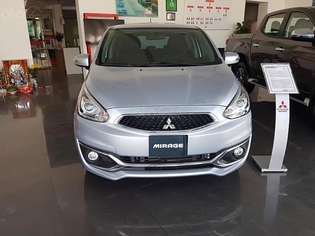 Bán Mitsubishi Mirage 1.2L CVT - 2019 màu bạc, mới 100%0