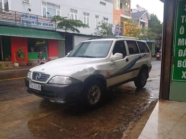 Bán Ssangyong Musso đời 2003, màu trắng, nhập khẩu0