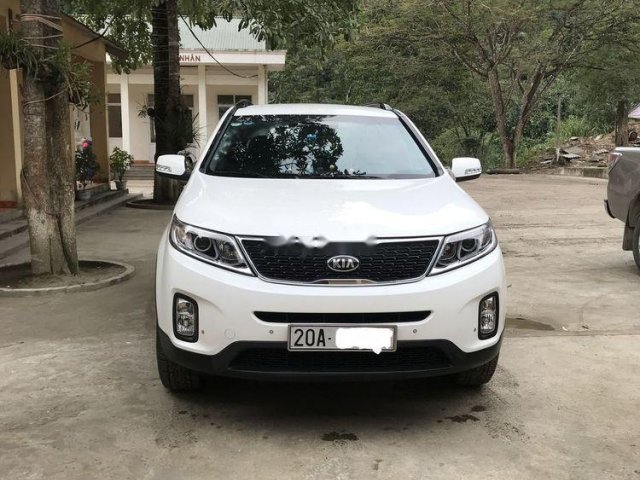 Bán Kia Sorento sản xuất năm 2016, màu trắng, xe gia đình  0