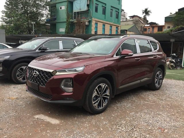 Xe sẵn tại kho - Giao ngay và luôn, Hyundai SantaFe 2.4 Premium đời 2019, màu đỏ0