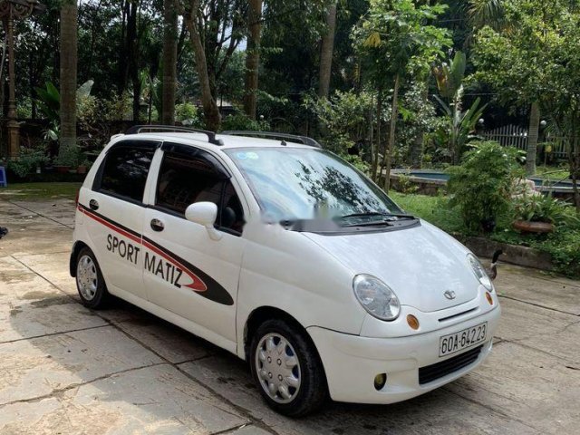 Bán Daewoo Matiz sản xuất năm 2007, màu trắng, xe gia đình0