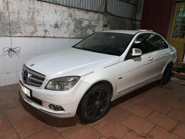 Bán ô tô Mercedes C230 đời 2008, màu trắng, giá chỉ 398 triệu0