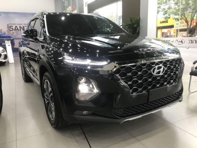 Bán Hyundai Santa Fe đời 2019, màu đen, giá tốt