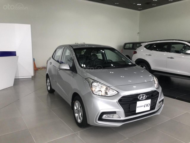 Bán Hyundai Grand I10 số sàn 2019 trả góp, hỗ trợ đăng ký Grab0