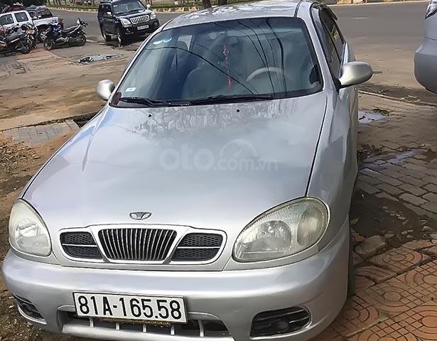 Bán Daewoo Lanos SX năm sản xuất 2003, màu bạc0