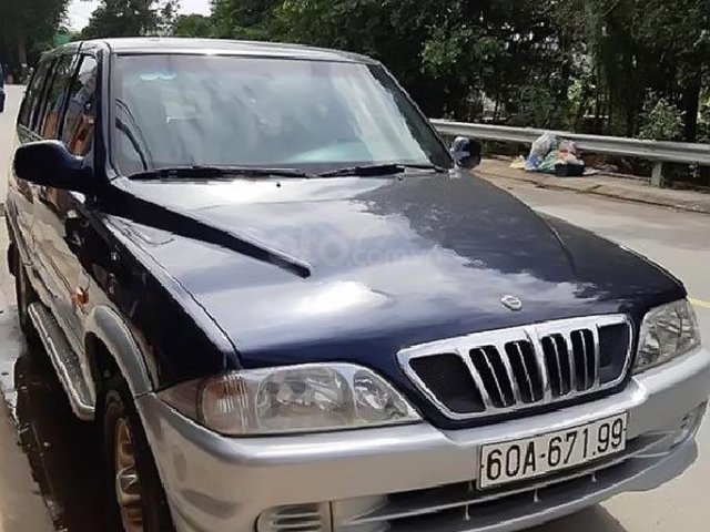 Bán Ssangyong Musso 2.3 2001, màu xám, nhập khẩu  0