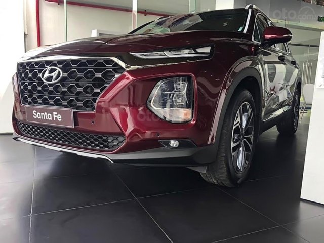 Bán Hyundai Santa Fe 2.2L HTRAC năm sản xuất 2019, màu đỏ