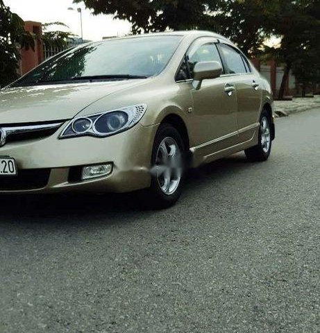 Cần bán gấp Honda Civic đời 2007, màu vàng