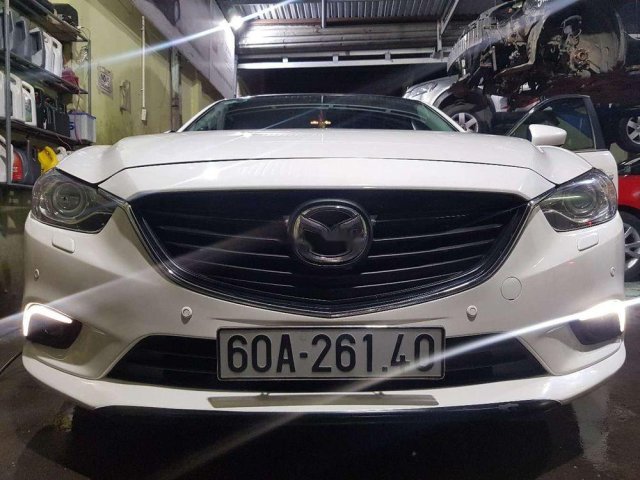 Cần bán Mazda 6 đời 2016, màu trắng, giá 655tr