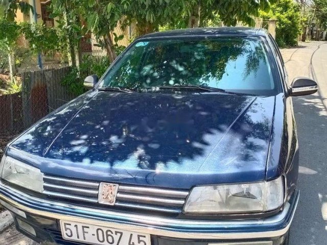 Cần bán Peugeot 605 1991, màu xanh lam, nhập khẩu nguyên chiếc0