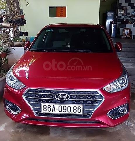 Bán Hyundai Accent 1.4 ATH năm 2018, màu đỏ, giá chỉ 550 triệu0