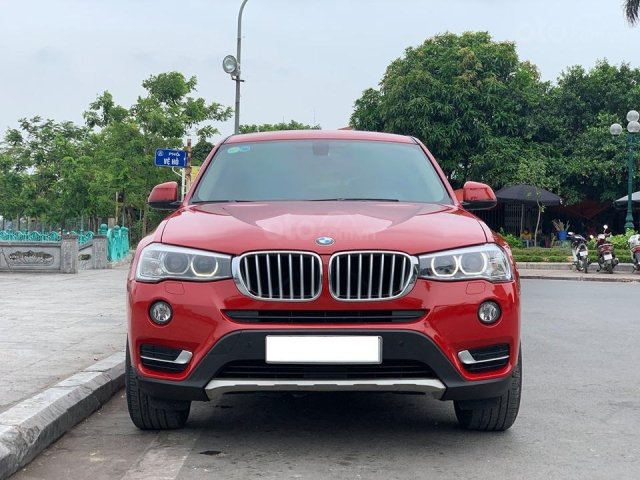 Bán BMW X3 Xdrive20i AT màu đỏ sản xuất 2014, biển Hà Nội0