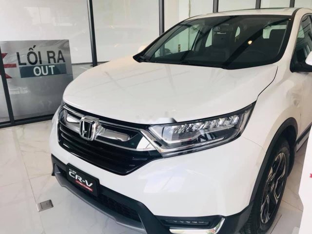 Bán ô tô Honda CR V sản xuất 2019, màu trắng, nhập khẩu nguyên chiếc giá cạnh tranh0