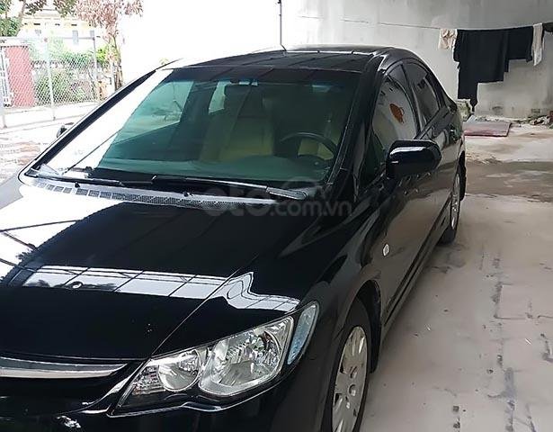 Cần bán Honda Civic sản xuất 2007, màu đen, số sàn 0