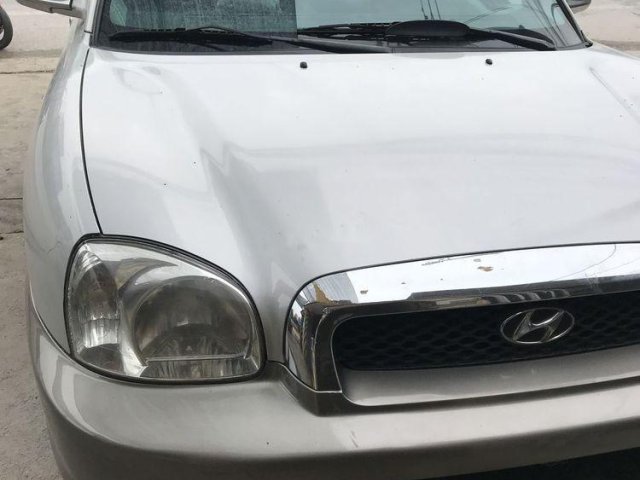 Bán Hyundai Santa Fe đời 2003, màu bạc, xe nhập