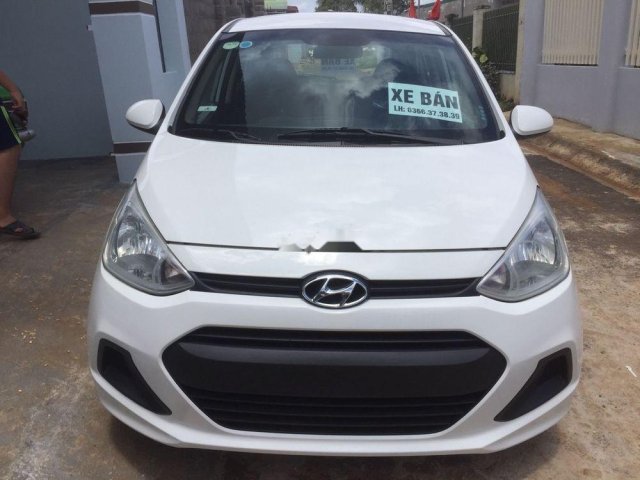 Bán Hyundai Grand i10 1.0MT năm 2015, màu trắng, nhập khẩu0