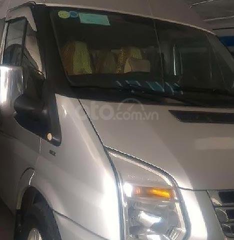 Bán xe Ford Transit Luxury 2014, màu bạc0