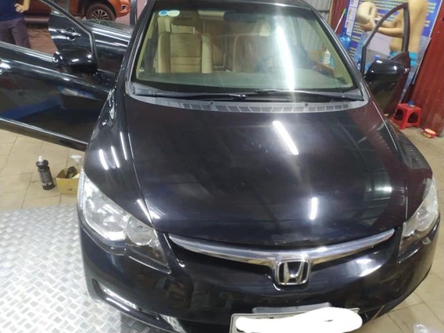 Bán Honda Civic AT 2008, màu đen, giá cạnh tranh0