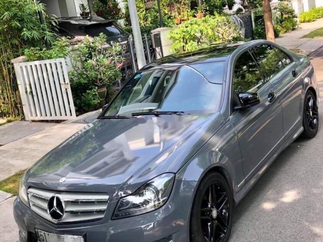 Bán Mercedes C300 AMG sản xuất năm 2012, màu xanh đá0