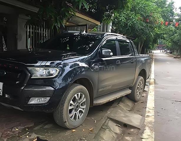 Bán Ford Ranger đời 2016, màu đen, xe nhập0