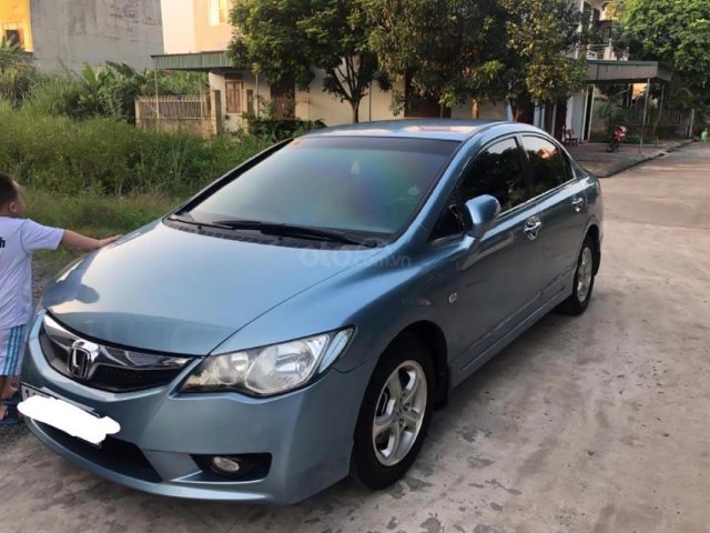 Cần bán lại xe Honda Civic 1.8 AT 2008, màu xanh lam số tự động, 320tr0