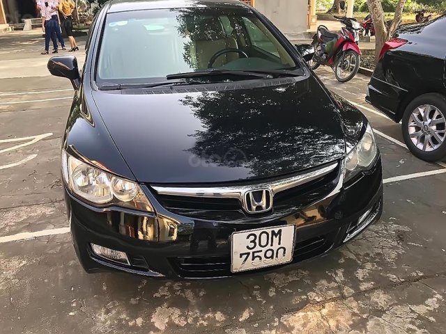 Bán ô tô Honda Civic 1.8 AT đời 2008, màu đen