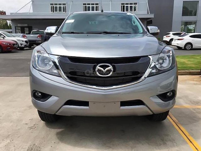 Bán xe Mazda BT 50 Standard đời 2019, màu bạc, xe nhập giá cạnh tranh