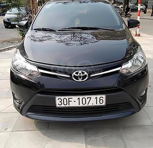 Bán Toyota Vios 1.5E 2017, màu đen, số sàn0