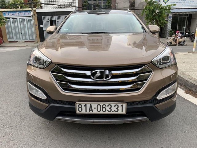 Bán Hyundai Santa Fe 2014, màu nâu, nhập khẩu 