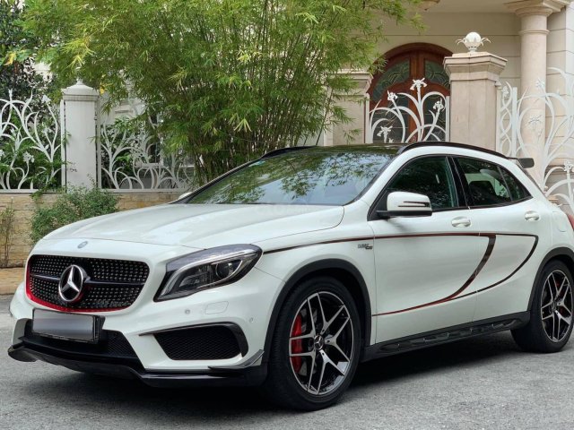 Bán ô tô Mercedes GLA 45 AMG 4Matic màu trắng sản xuất 20150