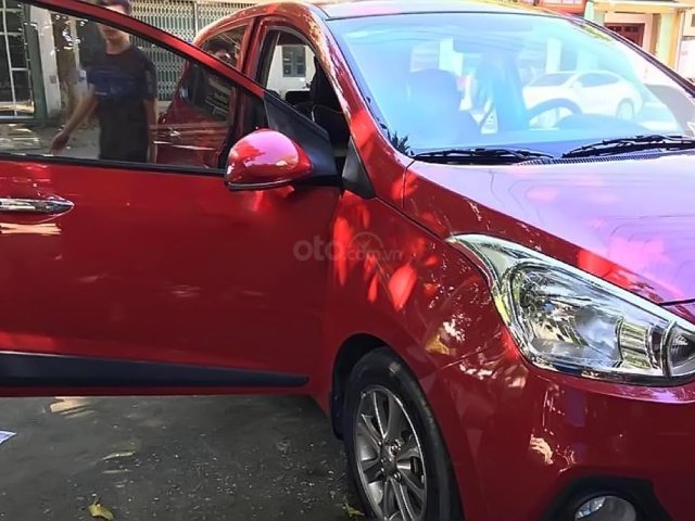 Cần bán xe Hyundai Grand i10 1.2 AT sản xuất 2016, màu đỏ, nhập khẩu nguyên chiếc 0