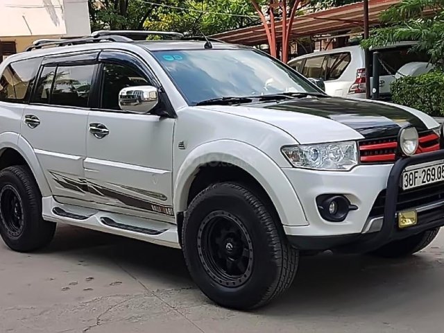 Cần bán xe Mitsubishi Pajero Sport G 4x4 sản xuất 2014, màu trắng chính chủ